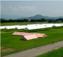 河川敷でのイベント